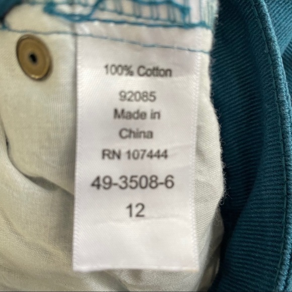 Jessica London Teal Straight Leg Jeans - Picture 4 of 5